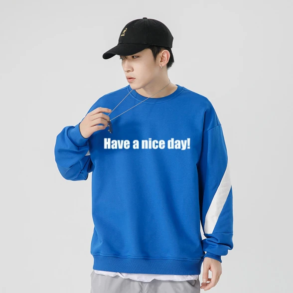 Preppy Color Matching Sweatshirt Preppy Color Matching Sweatshirt