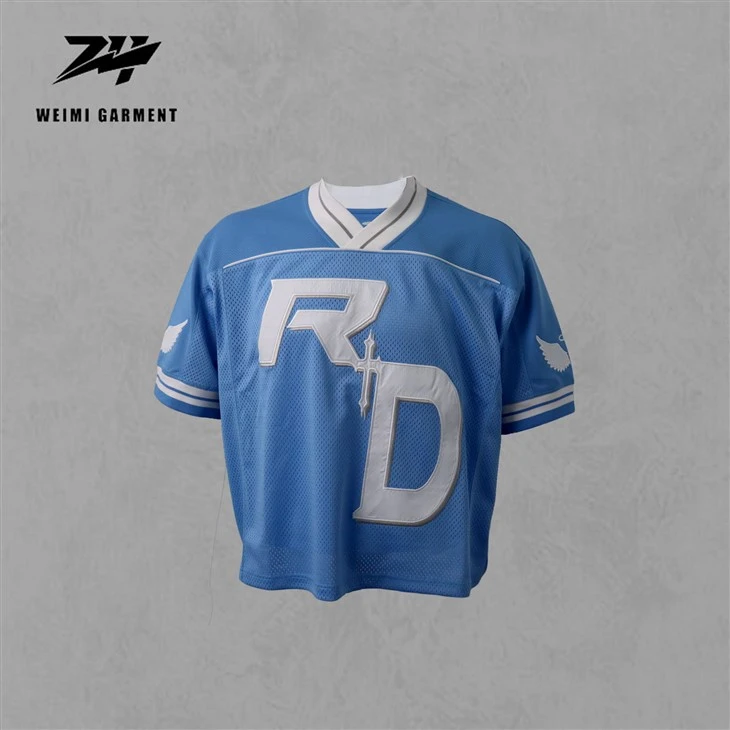 Baseball Jersey Tee With Embrodery