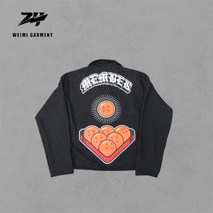 Complex Color Customer Logo Black Jacket
