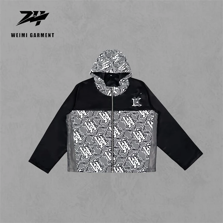 Full Dtg Jacket Oversize Patchwork