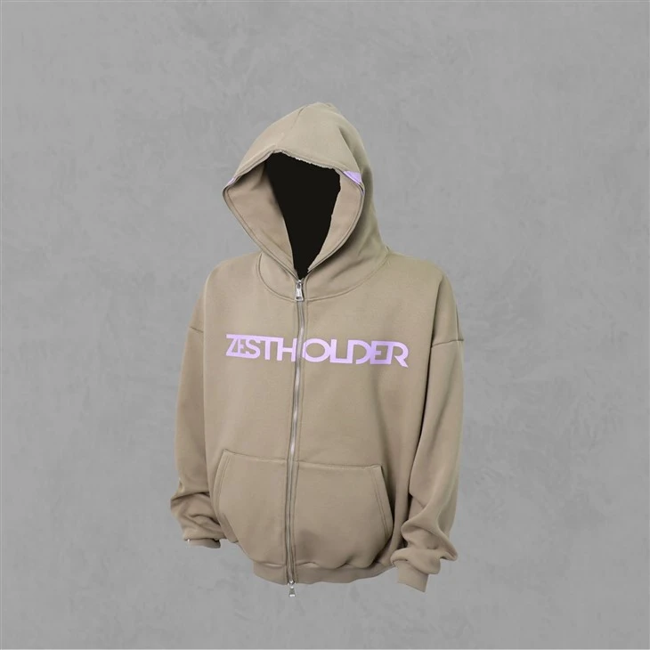 Full Zip Up Hoodie Screen Print China Factory Full Zip Up Hoodie Screen Print China Factory