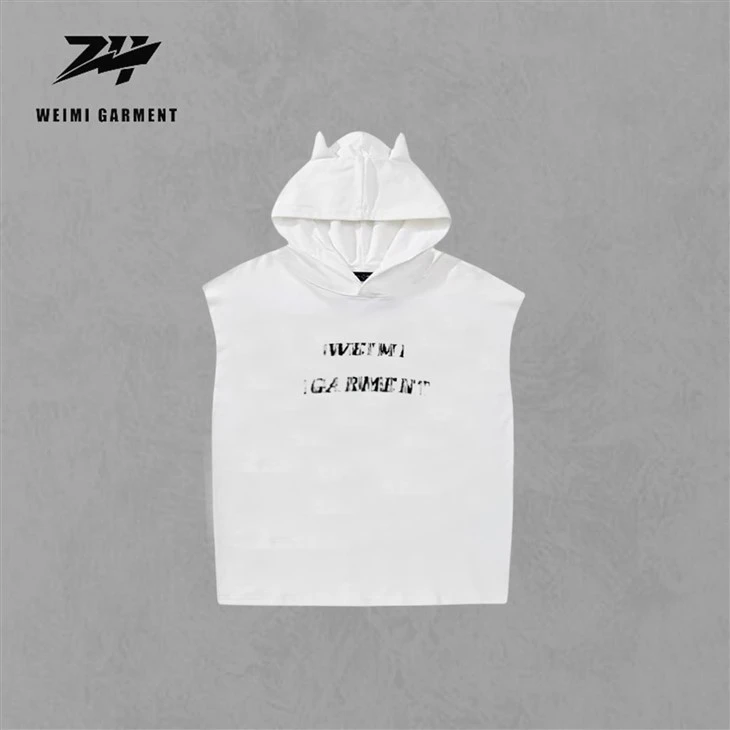 No-sleeve T-shirt With Special 3d Hat