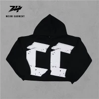 Baggy Screen Print 400gsm Oversized Hoodies