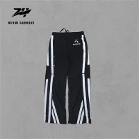 China Reffective Strip Pants With Embroidery Logo