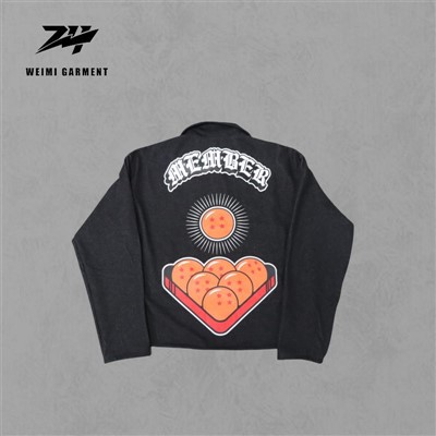 Complex Color Customer Logo Black Jacket