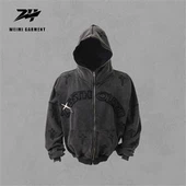 Custom Full Zips Embroidered Hoodies