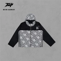 Full Dtg Jacket Oversize Patchwork