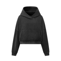 Wholesale OEM Medium Acid Wash Oversized Heavyweight Hoodie Kornit DTG Print