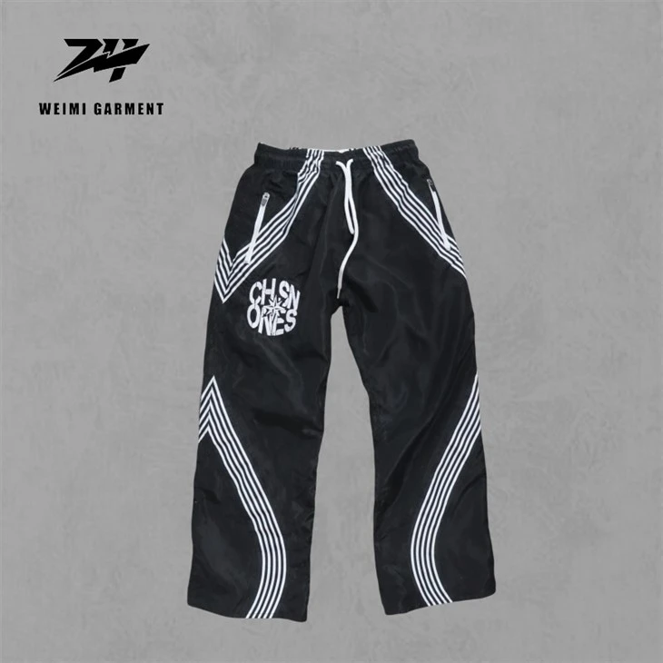 Waterproof Solid Side Striped Trace Pants Nylon For Bulk