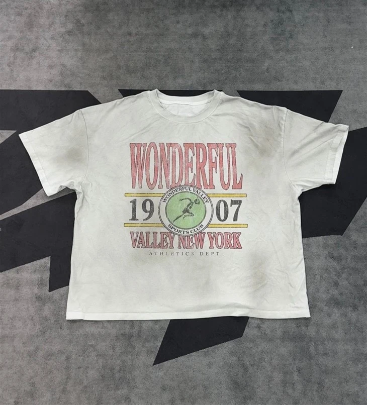 Wholesale OEM Dirty Spray Oversized Vintage Cotton T Shirt Kornit DTG Print high quality Wholesale OEM Dirty Spray Oversized Vintage Cotton T Shirt Kornit DTG Print high quality