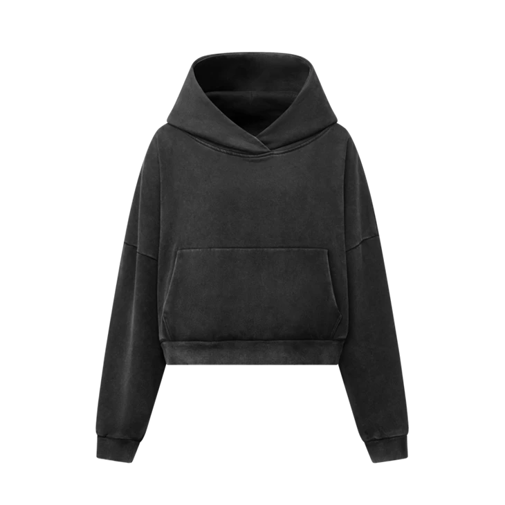 Wholesale OEM Medium Acid Wash Oversized Heavyweight Hoodie Kornit DTG Print