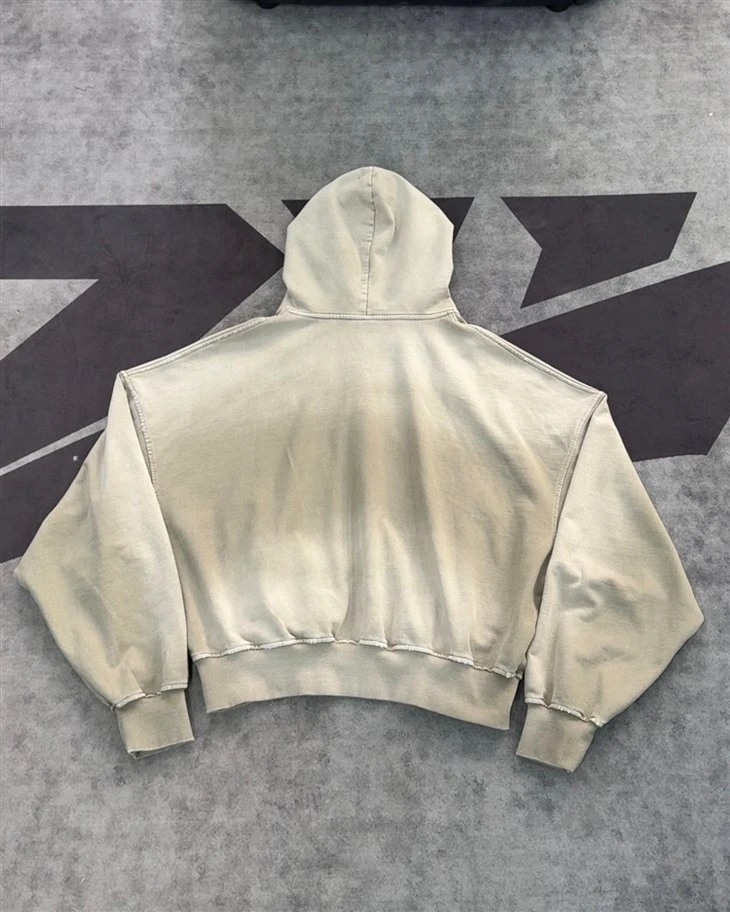 Wholesale OEM Vintage Washed Distressed Oversized Hoodie Kornit DTG Print suppliers Wholesale OEM Vintage Washed Distressed Oversized Hoodie Kornit DTG Print suppliers